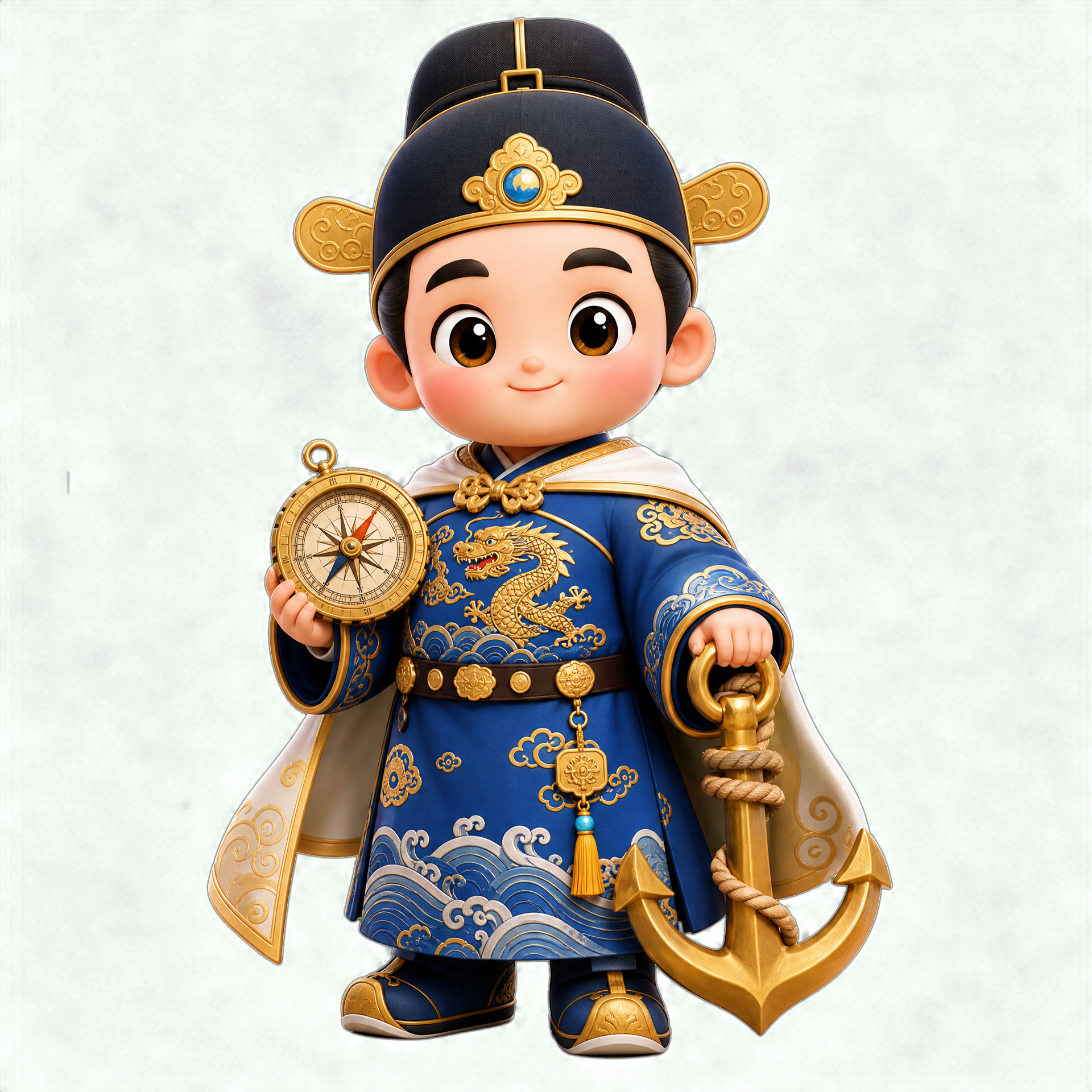 官服版 Q 版郑和